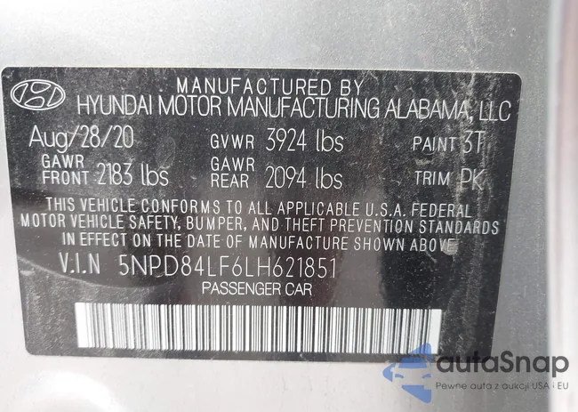 5NPD84LF6LH621851: 42223096