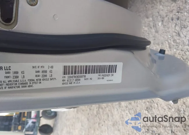 1B3HB78K98D668798: 42224689