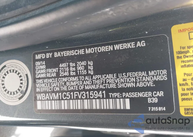 WBAVM1C51FV315941: 42224699