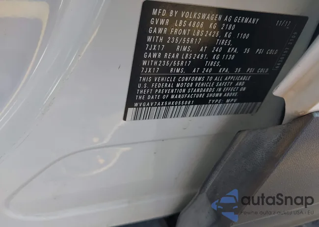 WVGAV7AX5HK055081: 42224764