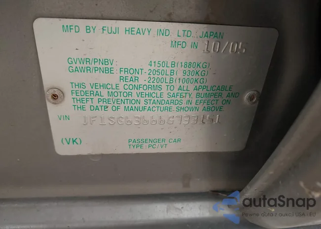 JF1SG63666G733151: 42224801