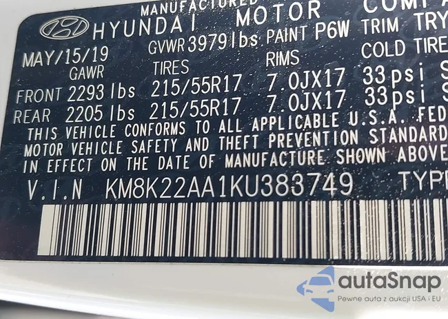 KM8K22AA1KU383749: 42224857