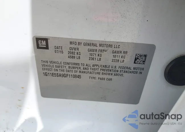 1G11E5SA9GF110845: 42224910