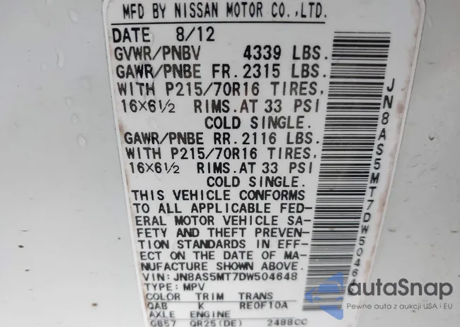 JN8AS5MT7DW504648: 42224956