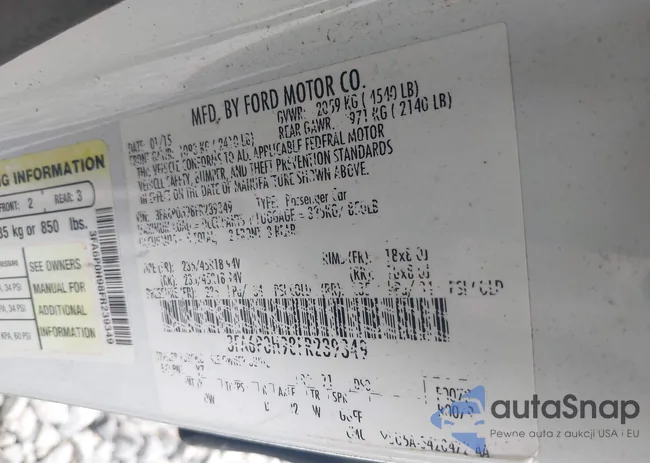 3FA6P0H98FR239349: 42224096