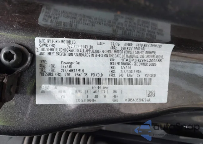 1FADP3H29HL209385: 42224103