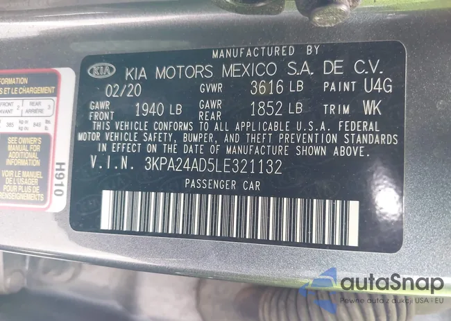 3KPA24AD5LE321132: 42224151