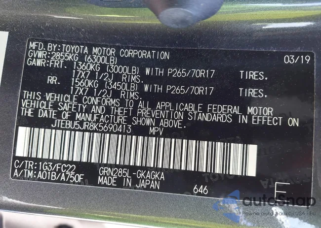 JTEBU5JR8K5690413: 42224203