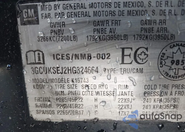 3GCUKSEJ2HG324664: 42225792