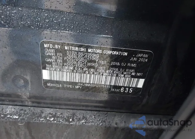 JA4J4WA85RZ076445: 42225803