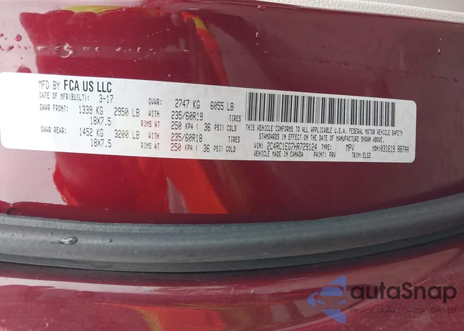 2C4RC1EG7HR729124: 42225942