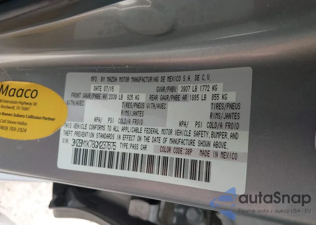 3MZBM1K78GM237675: 42225181