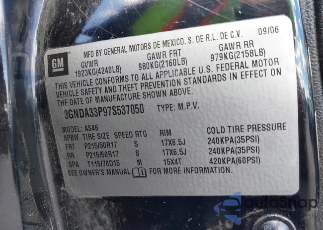 3GNDA33P97S537050: 42226494