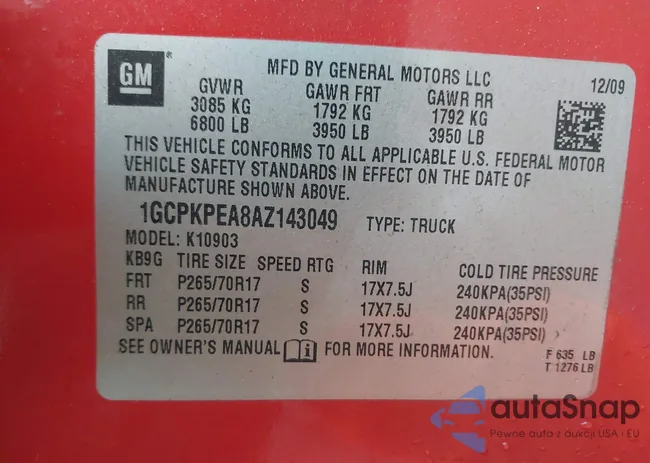 1GCPKPEA8AZ143049: 42226649