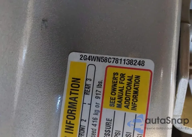 2G4WN58C781138248: 42226671