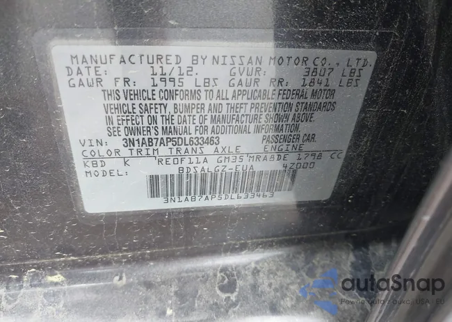 3N1AB7AP5DL633463: 42226722