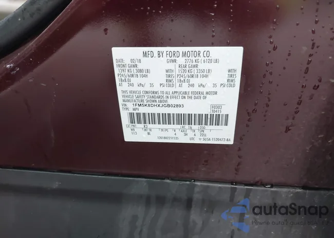 1FM5K8DHXJGB02893: 42226784