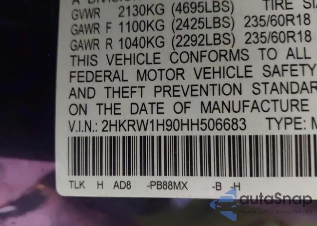 2HKRW1H90HH506683: 42226862