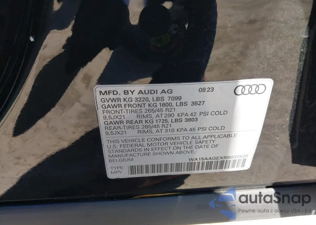 WA15AAGEXRB032525: 42226991