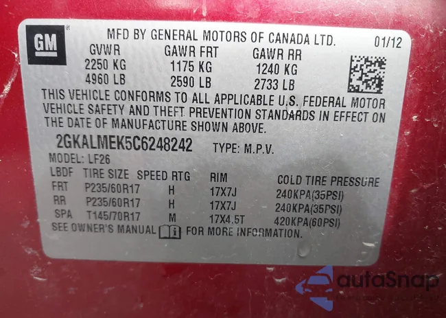 2GKALMEK5C6248242: 42226082