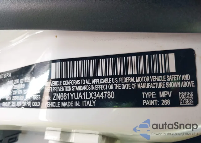 ZN661YUA1LX344780: 42226265