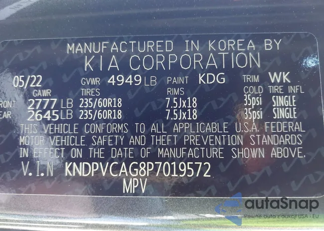 KNDPVCAG8P7019572: 42226335