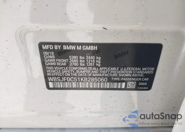 WBSJF0C51KB285060: 42226363