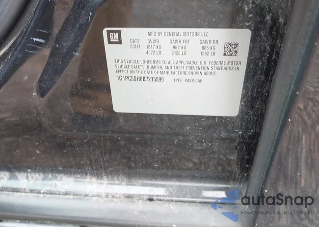 1G1PC5SH8B7215599: 42226382