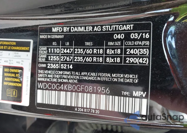 WDC0G4KB0GF081956: 42227488