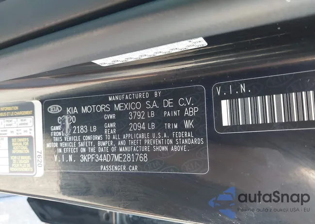 3KPF34AD7ME281768: 42227522