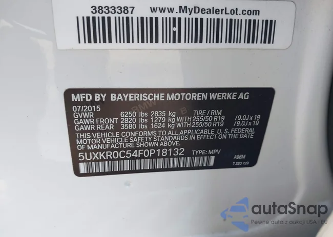 5UXKR0C54F0P18132: 42227718