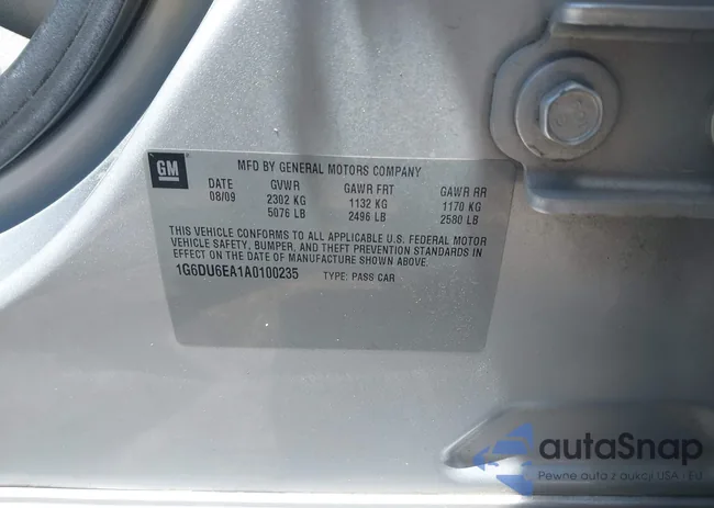 1G6DU6EA1A0100235: 42227767