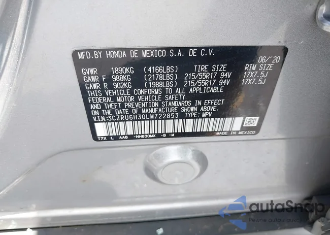 3CZRU6H30LM722853: 42227889