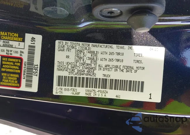 5TFLA5DB4PX096252: 42227021