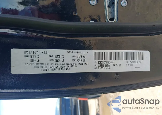 2C3CDXCT6JH205940: 42227254