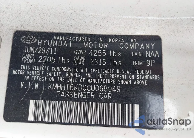 KMHHT6KD0CU068949: 42227303