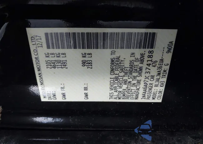 1N4AA6AP7JC374188: 42228589