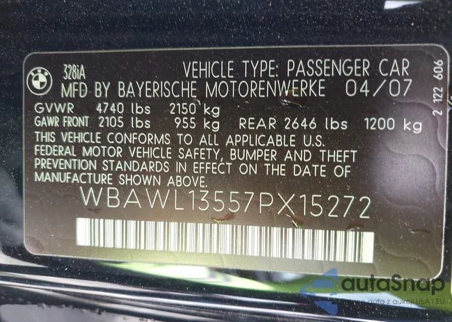 WBAWL13557PX15272: 42228789