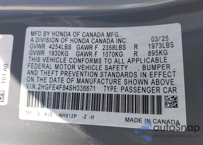 2HGFE4F84SH336671: 42228361