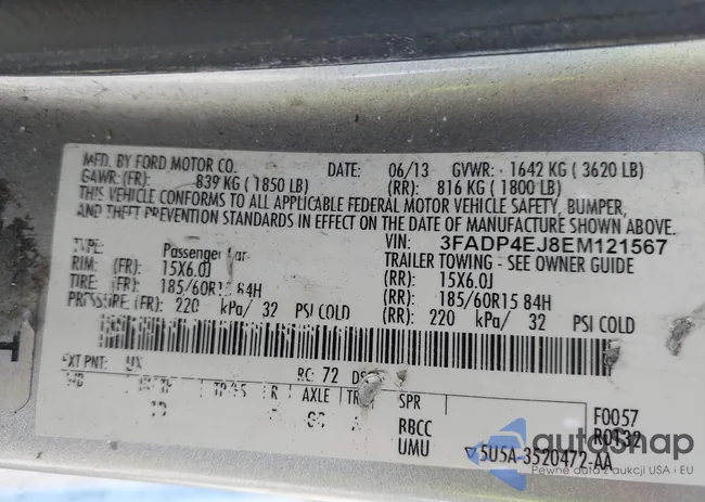 3FADP4EJ8EM121567: 42229439