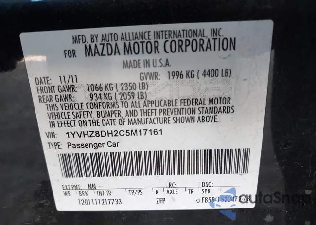 1YVHZ8DH2C5M17161: 42229711