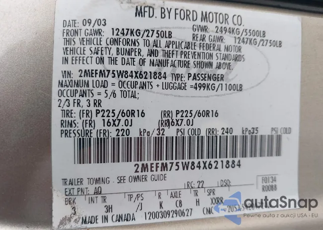 2MEFM75W84X621884: 42229917