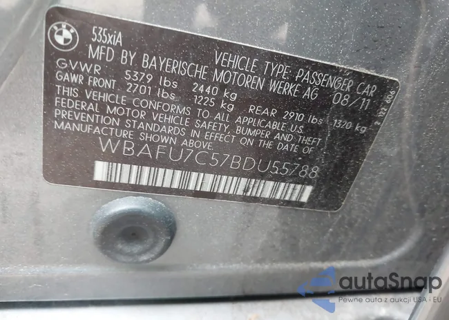 WBAFU7C57BDU55788: 42229030