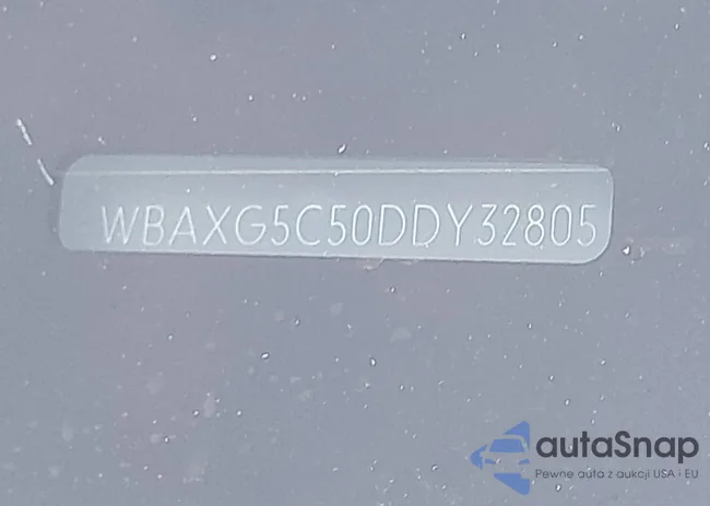 WBAXG5C50DDY32805: 42229234