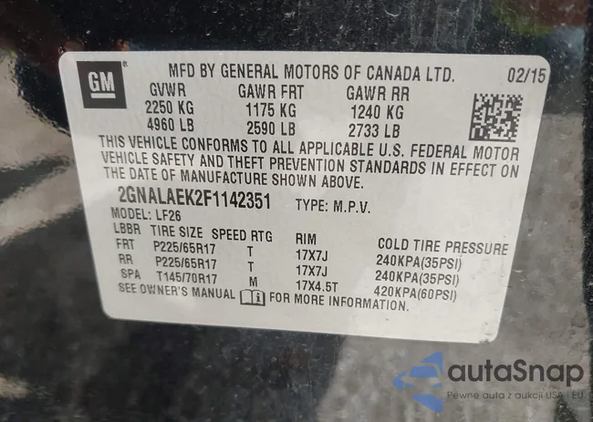 2GNALAEK2F1142351: 42229280