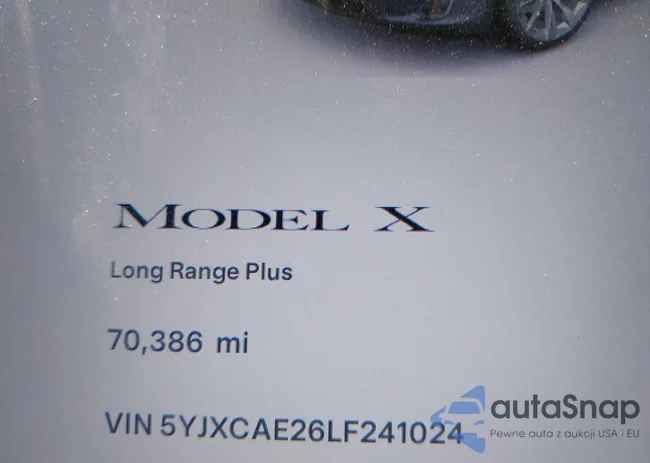 5YJXCAE26LF241024: 42229399