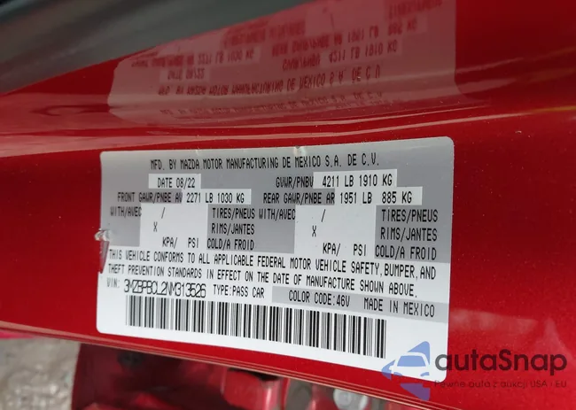 3MZBPBCL2NM313526: 42230975