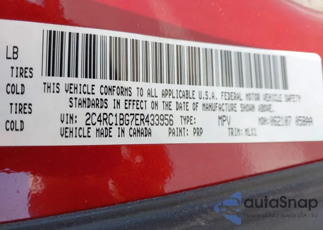 2C4RC1BG7ER433956: 42230097