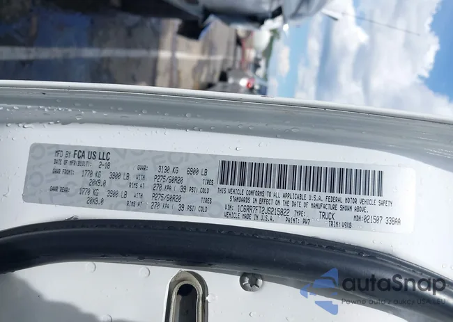 1C6RR7FT2JS215822: 42230232