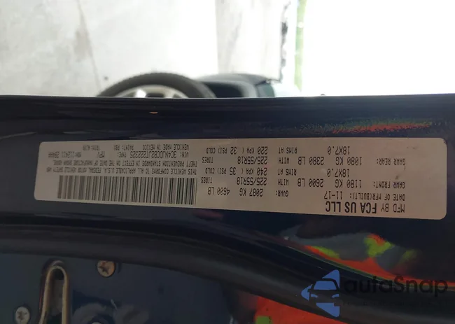 3C4NJDCB2JT222325: 42230333